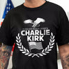 Justice for Charlie Kirk - Prayers Up for Charlie Memorial Dark Shirt LM32 65623