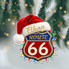 Custom Name Route 66 Acrylic Ornament, Christmas Decor For Car Lover TH10 171279