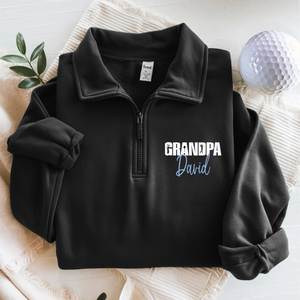 Custom Name Golf Quarter Zip Sweater Perfect Gift for Golf Lovers LM32 897603