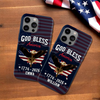 Custom Name Patriotic 250th Anniversary God Bless America Eagle 1776–2026 Phone Case HA75 920202