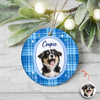 Custom Pet Photo Vintage Ceramic Ornament Gift For Pet Lovers LM32 669755