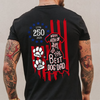 Custom Name Happy 250th Birthday To Best Dog Dad Dog Mom America Flag Back Dog Shirt CH07 911890