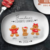 Custom Family Gingerbread Cookie Platter Christmas Family Gift Decor HO82 904178