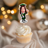 Custom Graduation Photo Acrylic Cupcake Topper Gifts For Graduation HO82 901400
