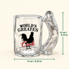 Personalized Worlds Greatest Cock Naughty Glass Mug CH07 180640