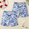 America 250 1776-2026 Toile De Jouy Style Beach Short TH10 169341