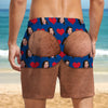 Personalized Custom Face Swim Trunks, Funny Girlfriend Photo Beach Shorts for Men, Vacation Gift HO82 903126