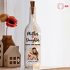 Custom Photo Mom And Daughter Forever Linked Together Personalized Bottle Lamp CH07 895304