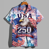 Celebrating 250th Anniversary United States Hawaiian Shirt 4th of July Gift CH07 910406