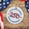 USA 250 Years Of Independence Ornament CH07 896772