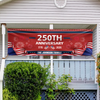 Custom Family Name 250th Anniversary 1776-2026 America Banner CH07 910640