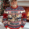 Custom Photo Merry Huntmas, Personalized Ugly Sweater Christmas Hunting Gifts HA75 919616