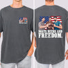 Custom Photo Boats, Hoes and Freedom 4th Of July America Flag Comfort Shirt TH10 170253