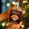 Custom Dog Cat Face Photo Life Would Be Boring Without Me Whiskey Bottle, Christmas Gifts HO82 894352
