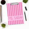 Custom Teacher Clipboard With Name, Personalized Classroom Supplies, Teacher Appreciation Gift, School Office Clipboard HO82 902904