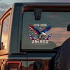 250th Anniversary American 1776-2026 Eagle Car Window Decal Sticker HO82 902780