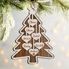 Personalized Family Name Christmas Layer Wood Ornament Gift For Family TH10 896481