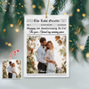 Custom Photo The Love Gazette Acrylic Ornament Christmas Gift For Couple HO82 894676