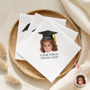 Custom Photo Childhood Look Who's Graduated Napkins - Personalized Graduation Party Decor CH07 911286