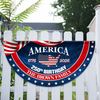 Personalized Family Name America 250th Anniversary Fan Flag HA75 920368