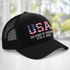 USA 250 Years Of Freedom Embroidered Trucker Hat CH07 911914