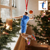 Custom Photo Basketball Players Acrylic Ornament Christmas Decorations HA75 897656