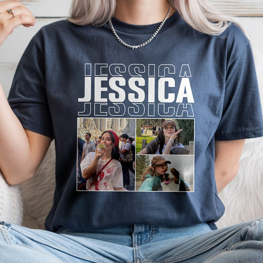 Custom Photo & Name Comfort Shirt - Personalized Gift for Family, Friends & Birthdays TH10 170449