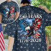 Personalized 250th Anniversary Eagle Patriotic American AOP Shirt TH10 169543
