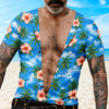 Custom Funny Hairy Body Hawaiian Full Print 3D Shirt TH10 170423