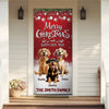 Custom 3D Cute Dog Merry Christmas and Happy New Years Door Cover LM32 897135