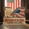 Custom Name US 250 Years Of Freedom 1776-2026 Acrylic Block Plaque HO82 902276