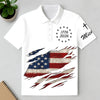 Custom Name American Flag 1776 - 2026 Personalized Polo Shirt HA75 920788