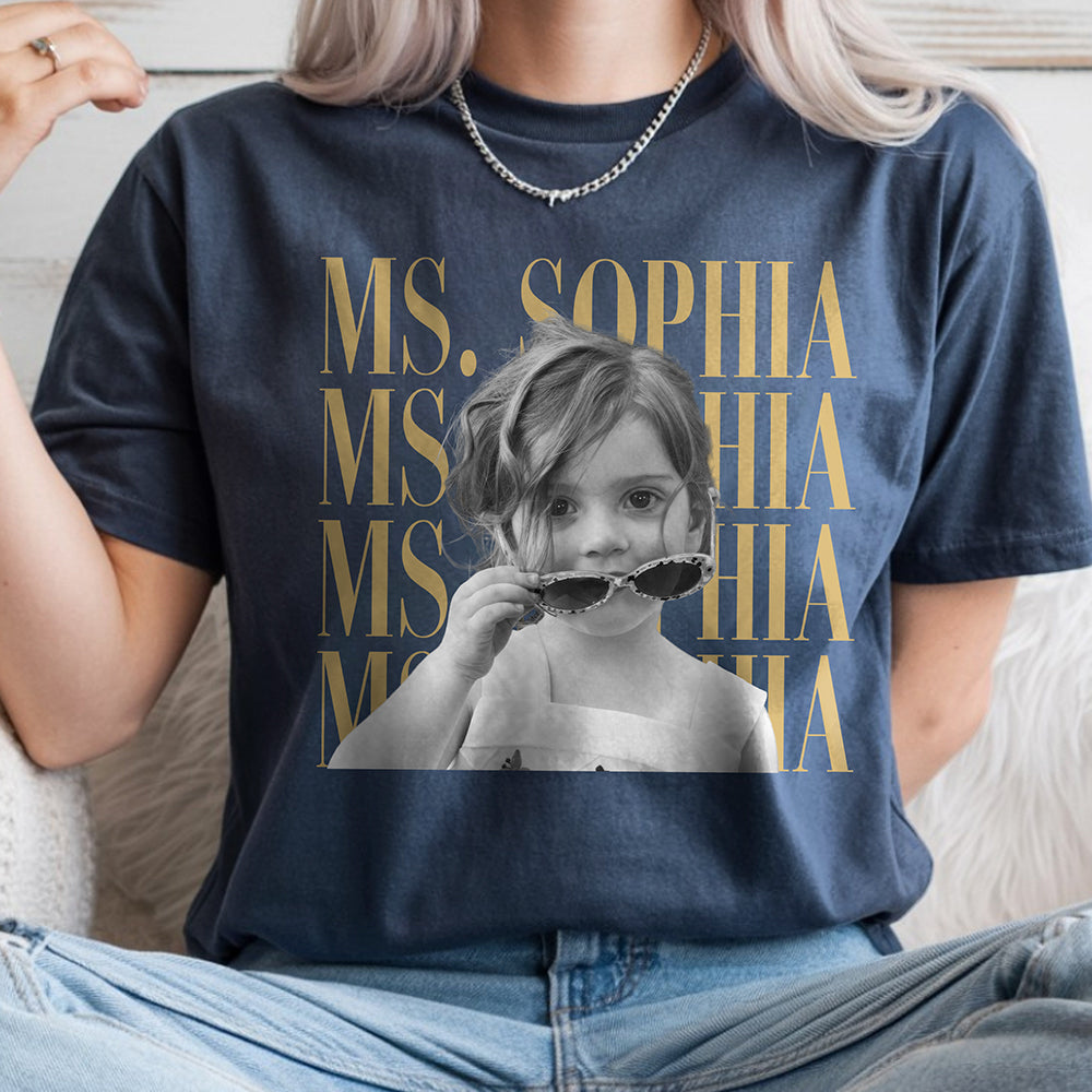 Personalized Vintage Photo Teacher Comfort Shirt CH07 911916