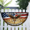 Custom Family Name America 250 Years Of Freedom Non-Pleated Fan Flag TH10 169081