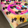 Custom Photo Dog Cat Color Quilt Bedding Set For Dog Cat Pet Lovers HA75 898242