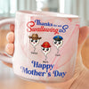 Personalized Thank For Not Swallowing Us Mom Marble Mug LM32 893287