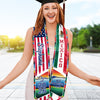 Custom Name America And Mexico Flag Graduation Stoles TH10 898535