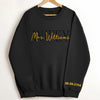 Personalized Wedding Gift, Wifey Mrs Sleeve Embroidered Sweatshirt LM32 899657