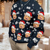 Custom Funny Cat Photo Christmas Ugly Sweater Personalized Gift For Cat Lover CH07 899570
