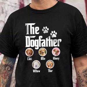 Custom Photo The Dogfather Dark Shirt For Dad TH10 892911