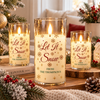 Custom Family Name LED Flameless Candle Christmas Decor HA75 57048