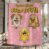 Personalized Time To Paw Off Funny Dog Blanket For Dog Lovers LM32 893363