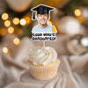 Custom Graduation Photo Look Who's Graduated Cupcake Topper HO82 901386