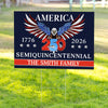 250 Years America Semiquincentennial Yard Sign CH07 896816