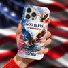 Custom Name Patriotic 250th Anniversary God Bless America Eagle 1776–2026 Phone Case HO82 901278