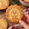 Personalized Christmas Dog Nose Wreath Cookie Stamp For Dog Lovers LM32 670719
