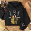 Custom Photo Dad With Daughter, Son Sweatshirt HO82 894170