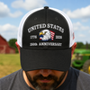 United States 250th Anniversary 1776-2026 Embroidered Patriotic Trucker Hat LM32 669187