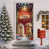 Custom Cute 3D Dog Welcome To Our Home Christmas Decoration Door Cover HA75 898086