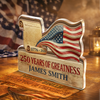 Custom Name US 250 Years Of Freedom 1776-2026 Acrylic Block Plaque HO82 902276